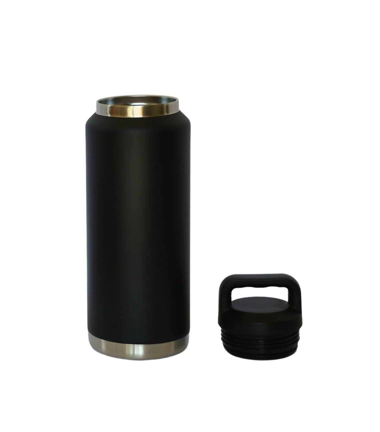 Creative Gifts International - Stainless Steel Twist-Off Cap Water Bottle