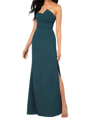 Sorella Vita - Strapless Chiffon Bridesmaid Dress with Notched Neckline