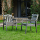 HDPE Outdoor Patio Dining Set with Table and 4 Chairs