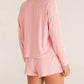 Z Supply - Dusk Silky Pointelle Long Sleeve Top