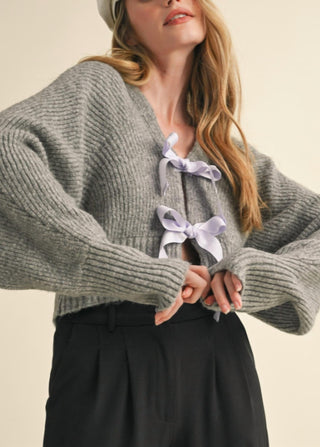 &amp;Merci - Cardigan com amarração frontal