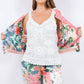 Paparazzi - Embroidered Woven Tank w/Crochet Trim