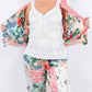 Paparazzi - Embroidered Woven Tank w/Crochet Trim