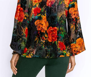 Johnny Was - Blusa Botina Burnout