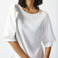Joseph Ribkoff - Scoopneck Blouse With Pleated Sleeves