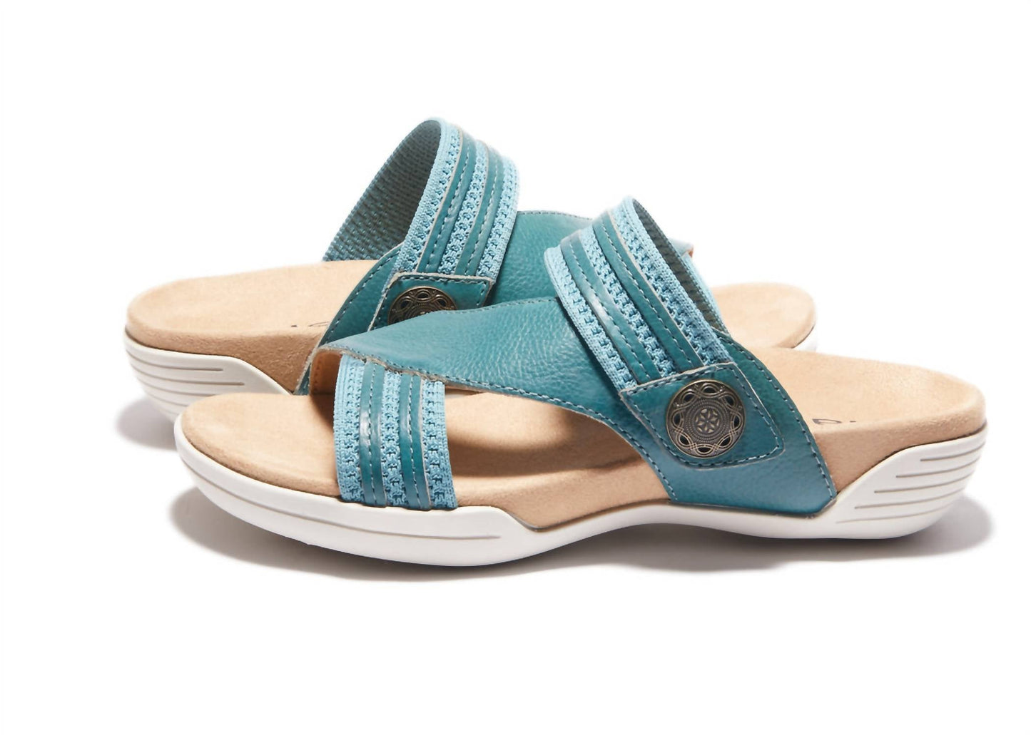 Halsa Footwear - Women's Desiree Embossed Sandals