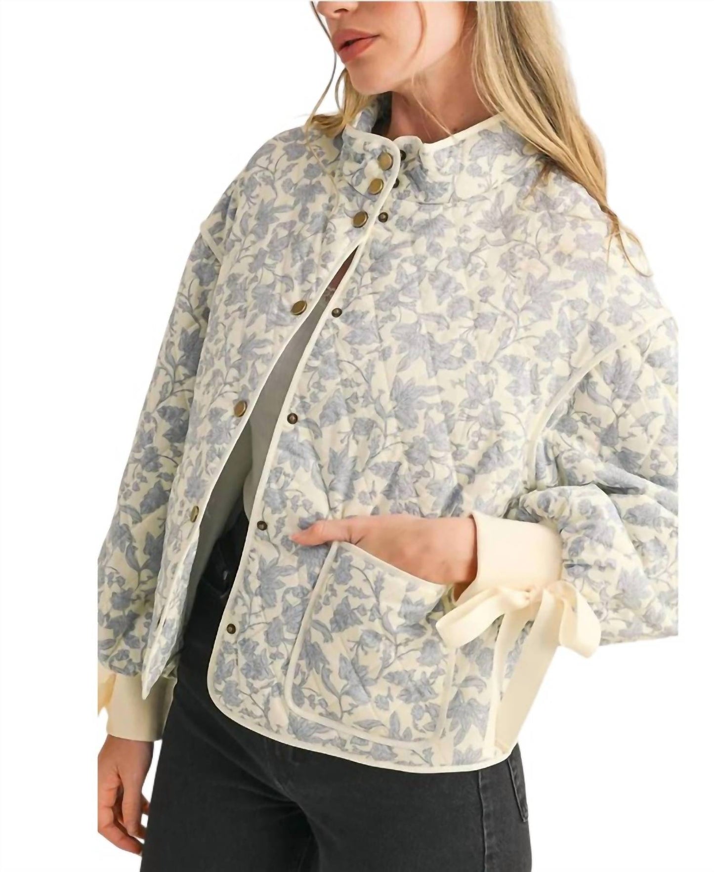 &Merci - Floral Quilted Jacket