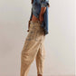 Free People - Moxie Low Slung Pull-on Barrel Jeans