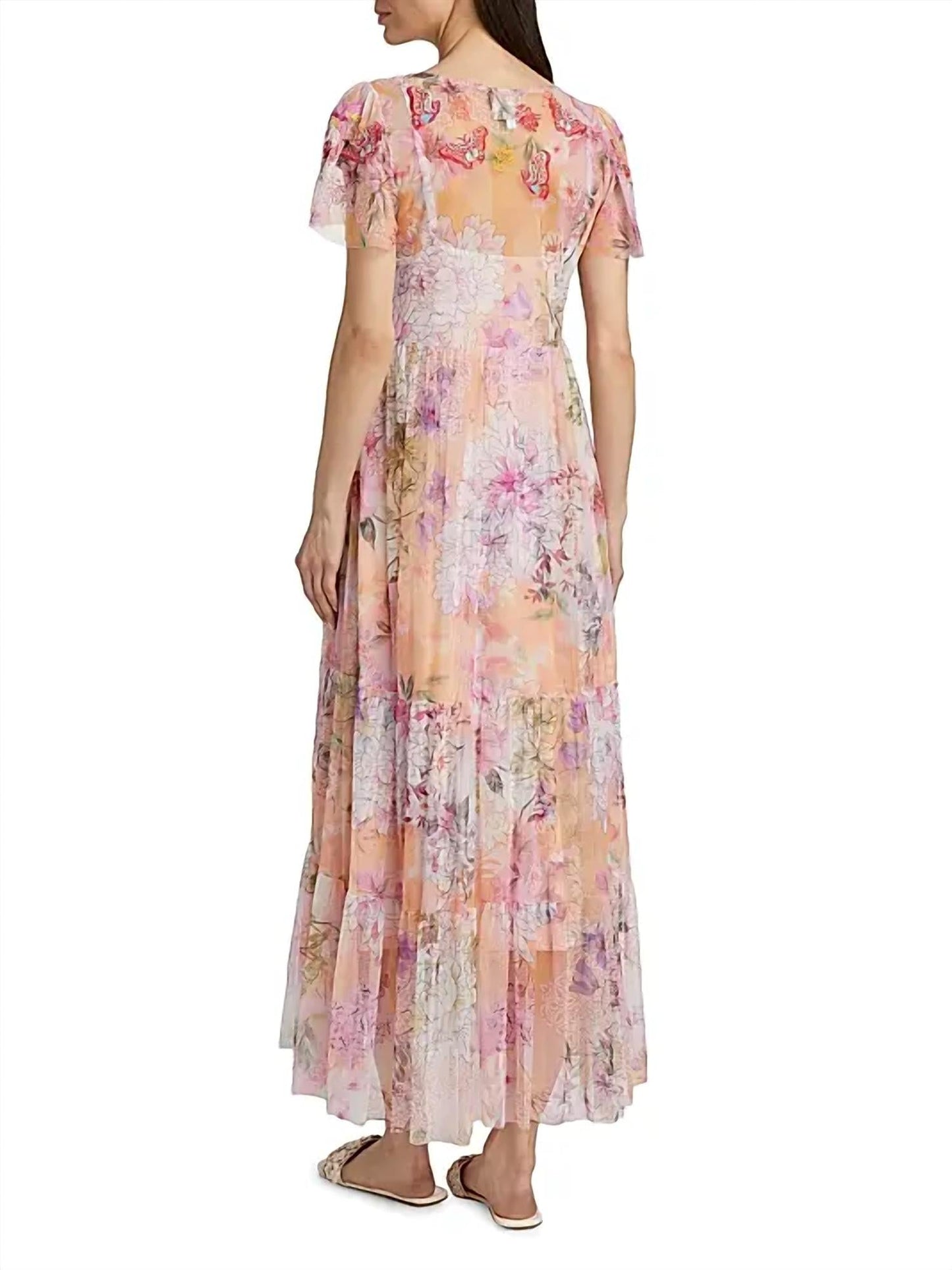 Johnny Was - Valentina Melrose Mesh Dress