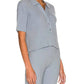 Something Navy - RIBBED SHORT SLEEVE POLO