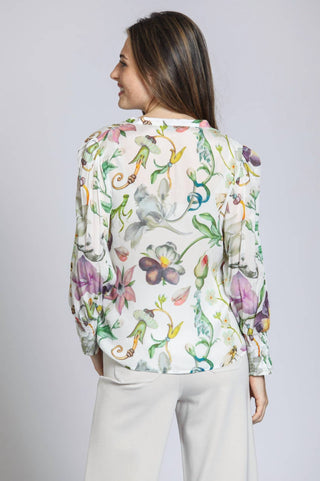 Apny - Blusa feminina com decote dividido
