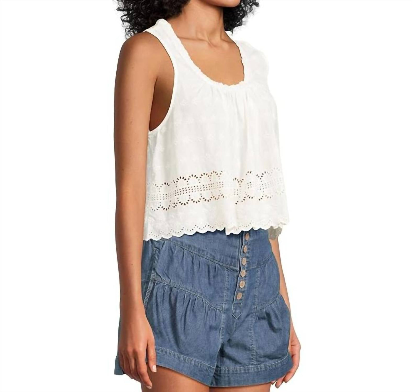 Free People - Marina Eyelet Tank