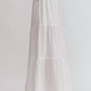 Entro - High Waist Smocked Waist Tiered Pants