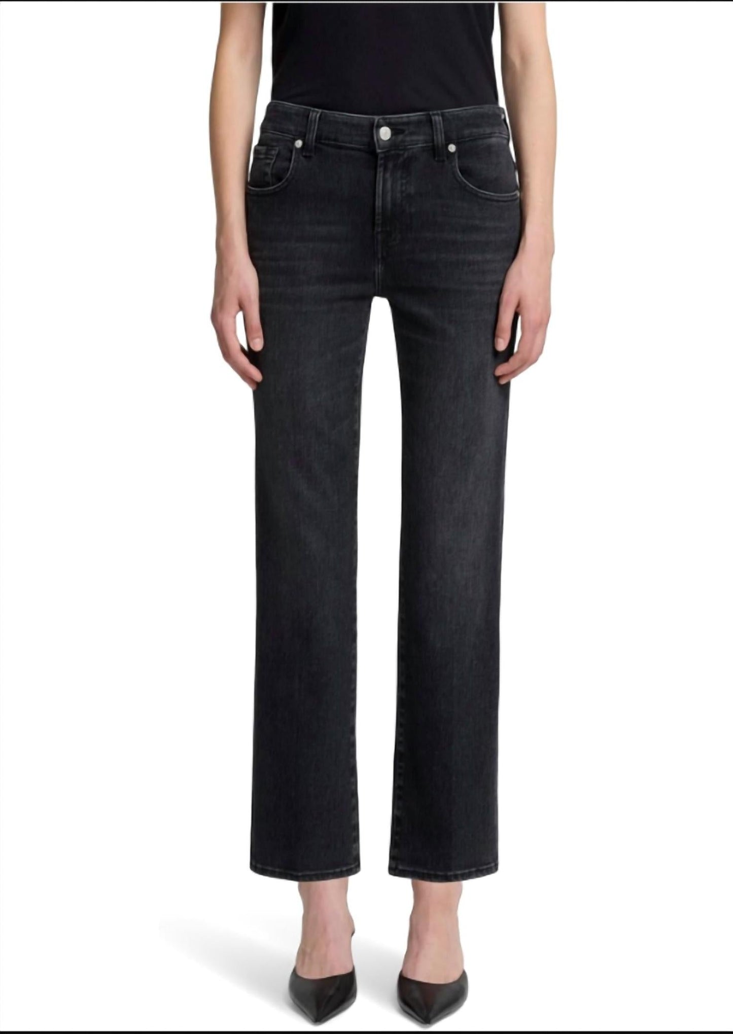 7 For All Mankind - Calie Straight Ankle Jeans