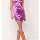 Cason Couture - The Reina Ruched Corset Mini Dress