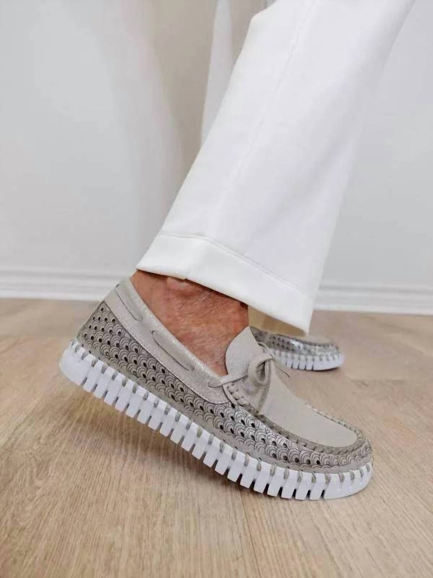 Ilse Jacobsen - Women's Tulip Metallic Loafers