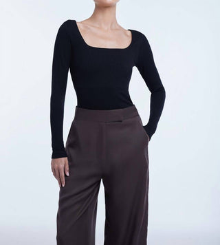 Dāl The Label - Body Manga Longa Canelado