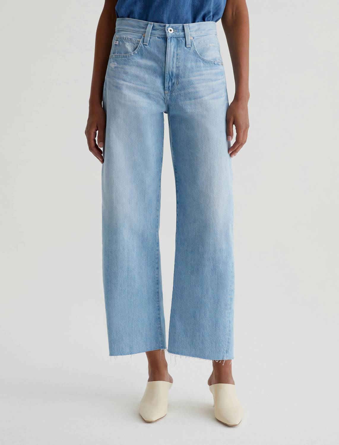 Ag Jeans - Hattie Cropped Barrel Leg Jeans
