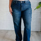 Judy Blue - Mid Rise Control Top Classic Straight Jeans