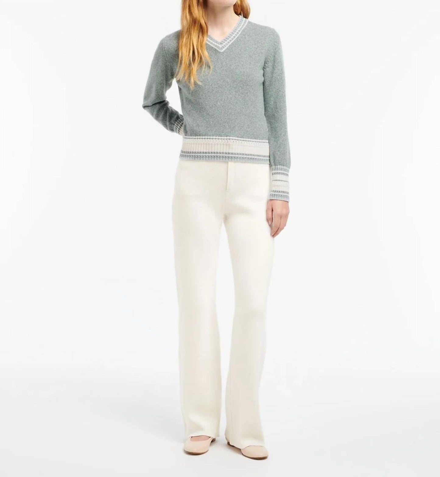 Barrie - Cashmere V-neck Sweater