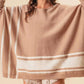 Bibi - Batwing Striped Sweater