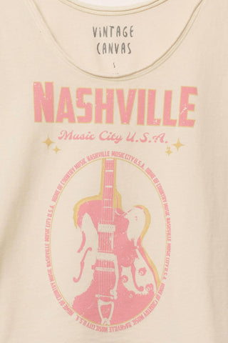 Promesa - Regata com estampa estilo nadador Nashville Music City