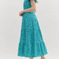 Entro - Floral puff sleeves Maxi Dress