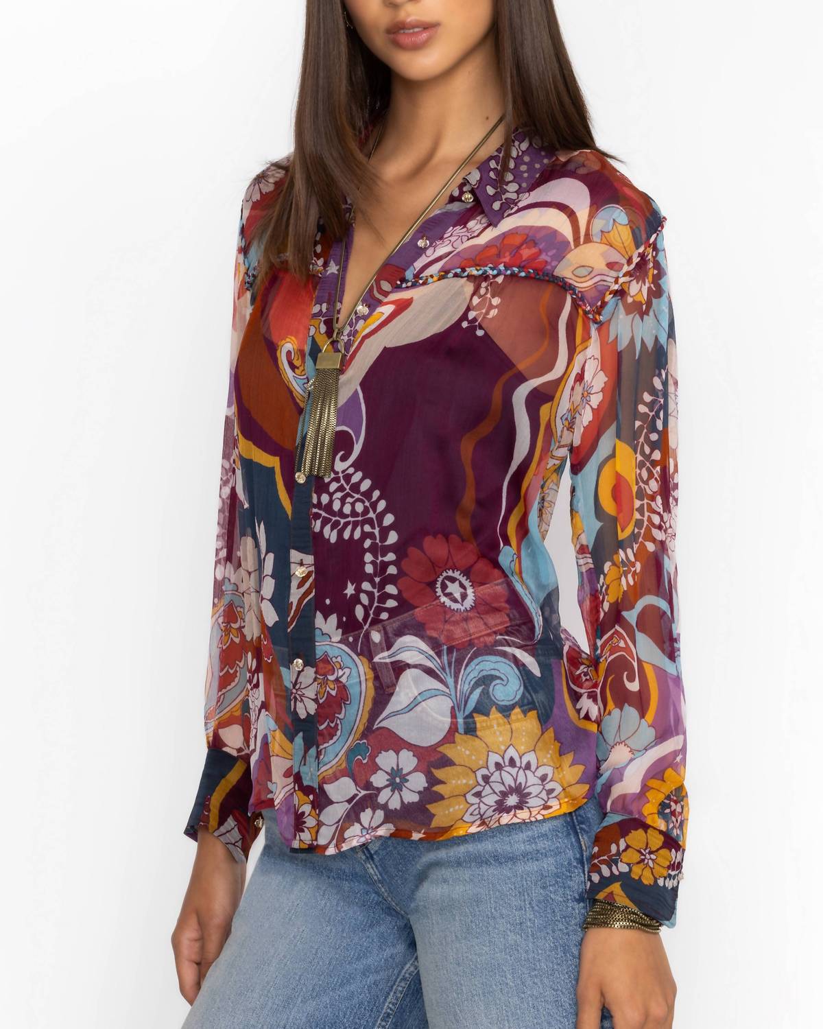 Johnny Was - Katerina Braided Blouse