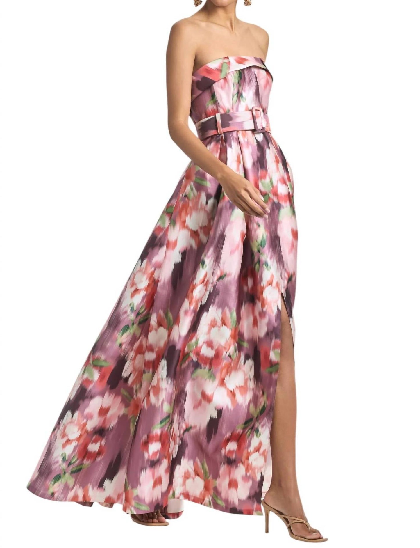 Sachin & Babi - BRIELLE GOWN WITH BELT