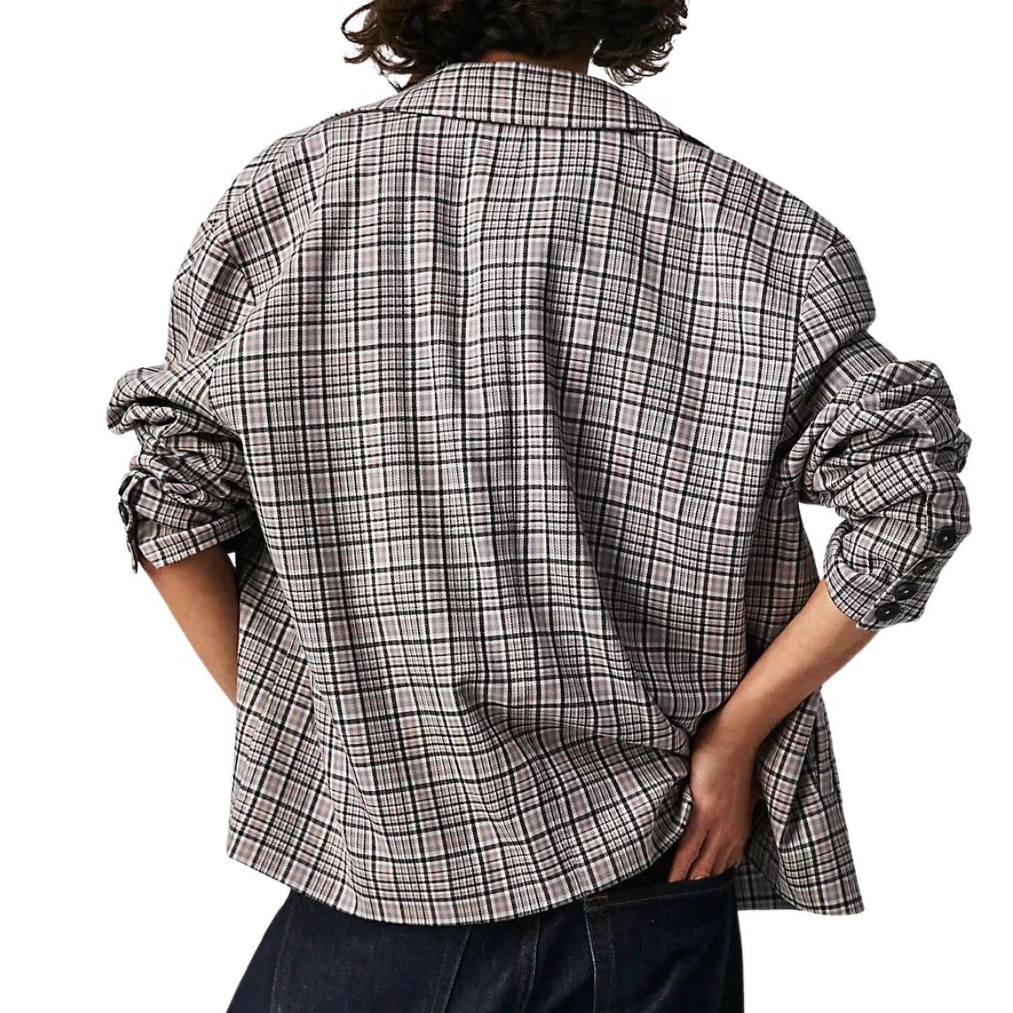 Free People - Cali Plaid Blazer