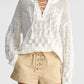 A.L.C. - Keri Crochet Knit Sweater