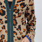 Aldo Martins - Olimpo Leopard Zip Sweater