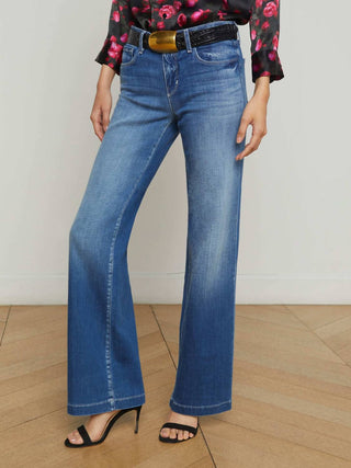 L'Agence - Jeans Joanne Lo W Rise perna larga