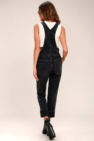 Free People - We The Free Black Overalls