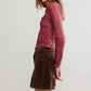 Free People - Jae Sheer Lace Knit Top