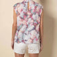 Tart By Taylor - Abstract Print Mock Neck Top