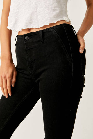 Free People - LEVEL UP SLIT BOOTCUT JEANS
