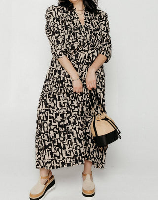 Bel Kazan - Vestido Willa Creme Sahara