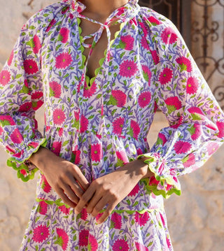 Pink City Prints - Luna Mini Dress