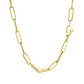 14K Yellow Gold Bold Paperclip Chain (4.2 mm)