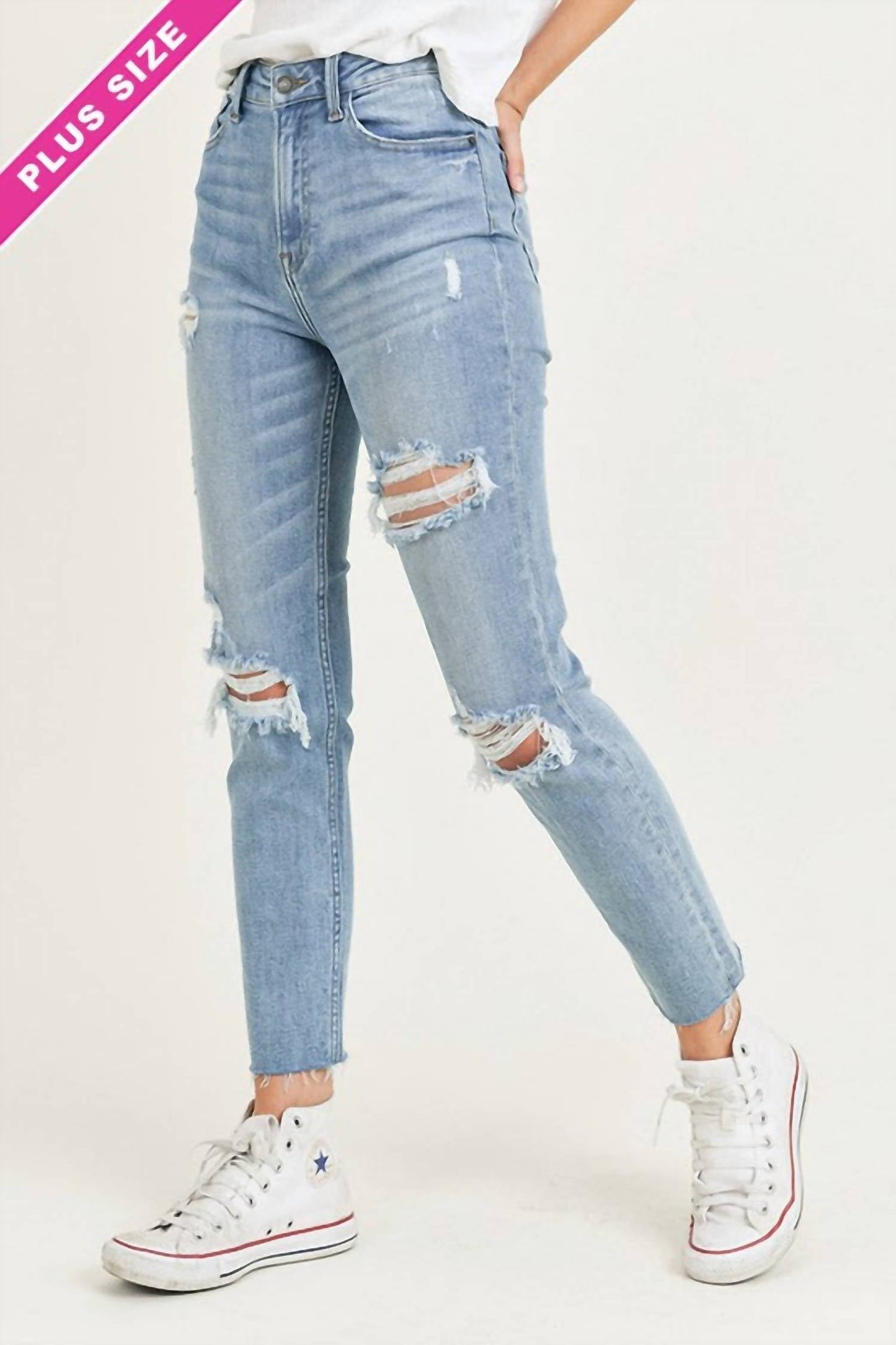 Risen - Deena Relaxed Fit Skinny Denim - VOLUME