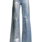 Kancan - Luciana Premier High Rise Wide Flare Jean