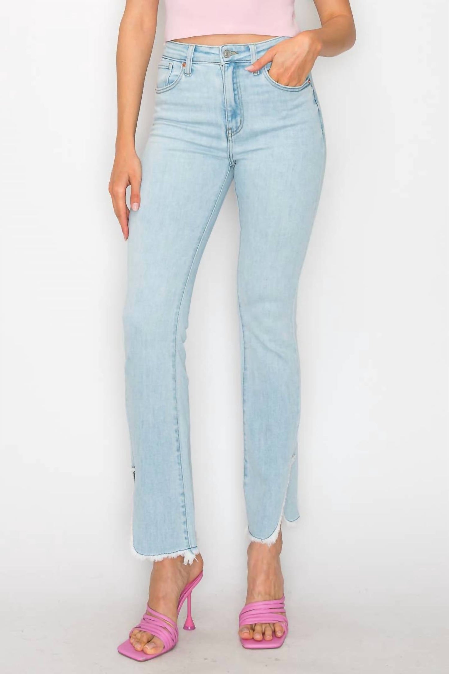 Artemis Vintage - Western High Rise Boot Cut Jeans