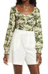 ruched-crop-top-olive-pink-watercolor-rose