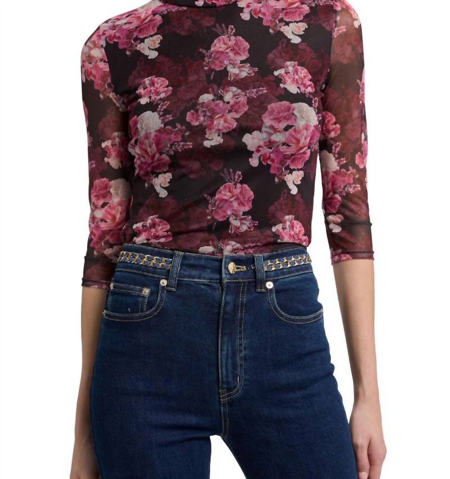 Generation Love - Women's Milo Floral Mesh Bodysuit