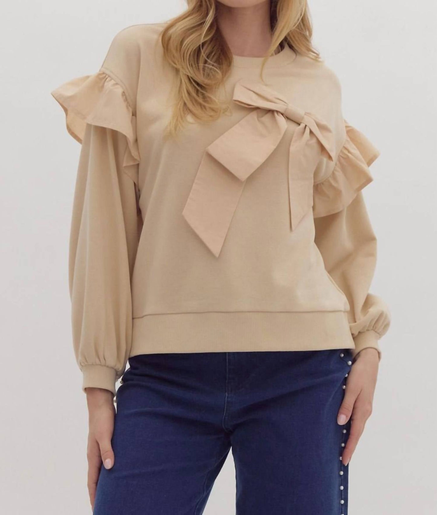 Entro - Skylar Bow Shirt