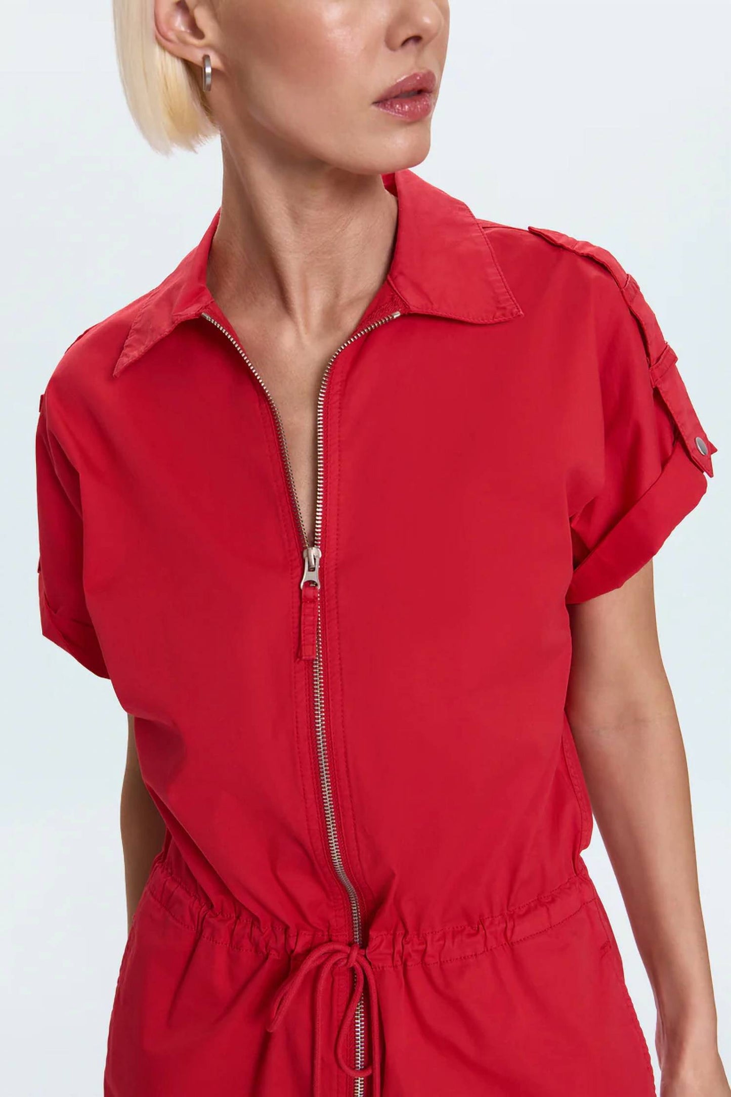Pistola - Meg Short Sleeve Zip Front Romper