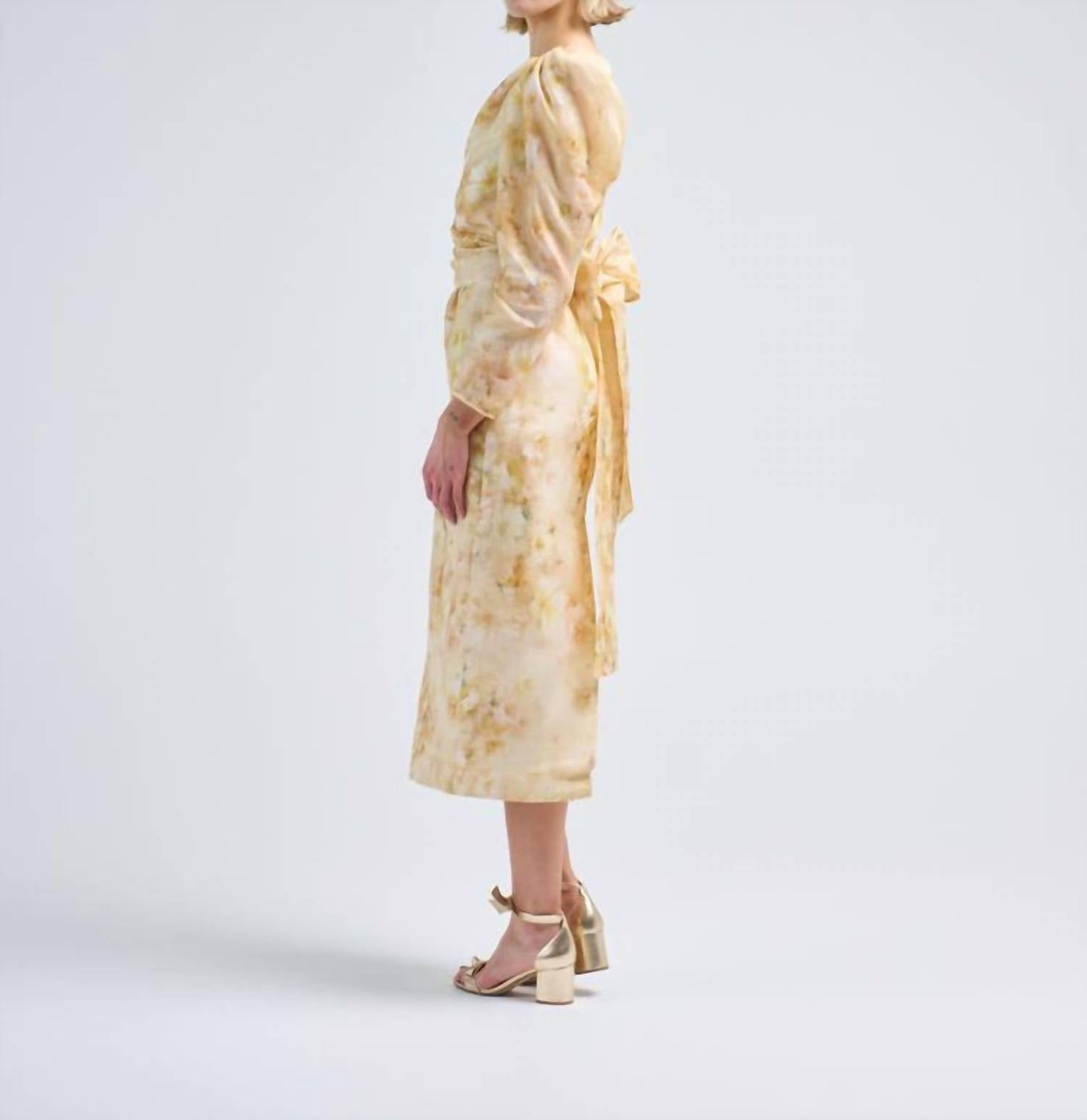 Zimmermann - Crush Asymmetrical Midi Dress