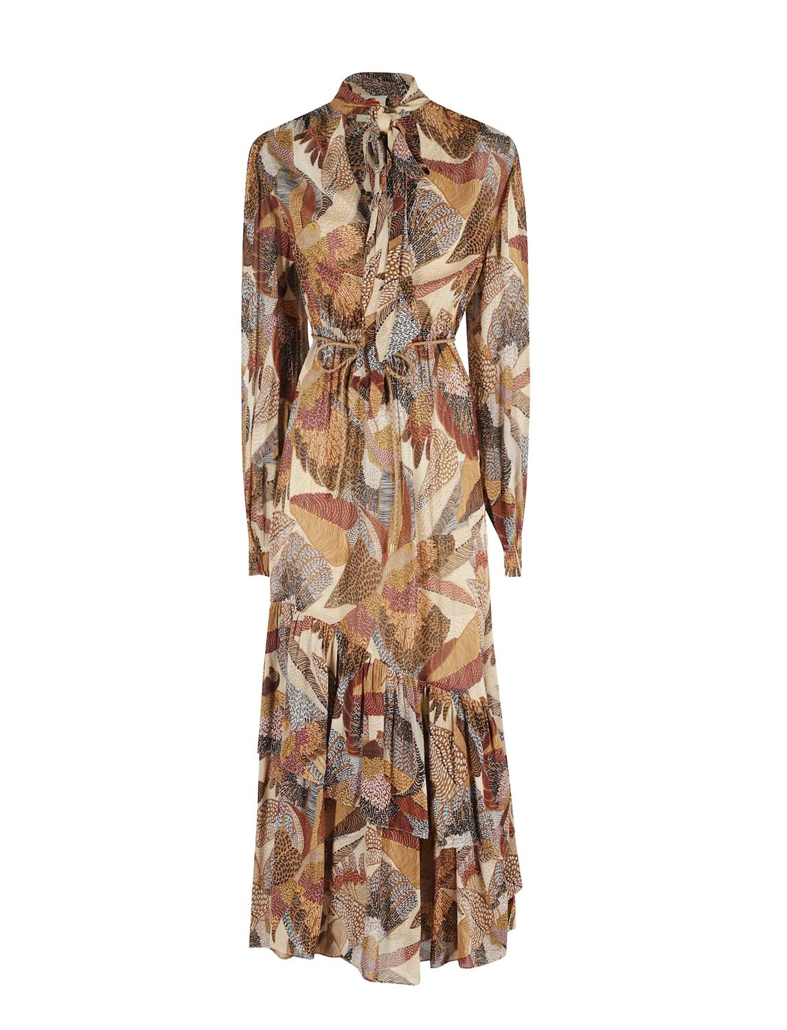 Farm Rio - Long Sleeves Maxi Dress