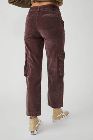 Free People - Calça Cargo Plush Hard Crushin